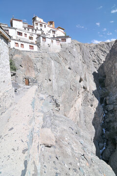Diskit Monastery also known as Deskit Gompa or Diskit Gompa  - the oldest and largest Buddhist monastery  in the Nubra Valley of Ladakh, India.