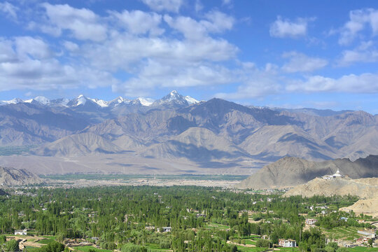 Diskit Monastery also known as Deskit Gompa or Diskit Gompa  - the oldest and largest Buddhist monastery  in the Nubra Valley of Ladakh, India.