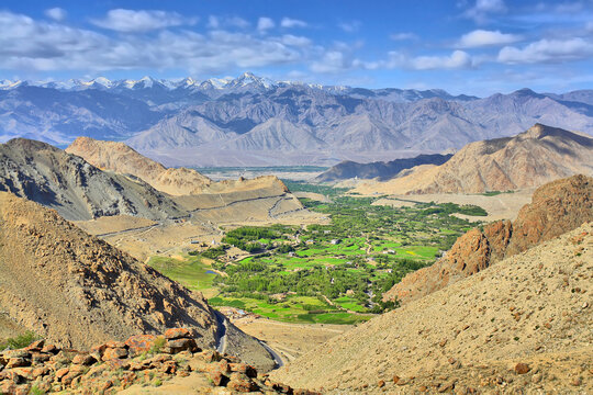 Diskit Monastery also known as Deskit Gompa or Diskit Gompa  - the oldest and largest Buddhist monastery  in the Nubra Valley of Ladakh, India.