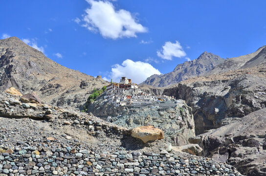 Diskit Monastery also known as Deskit Gompa or Diskit Gompa  - the oldest and largest Buddhist monastery  in the Nubra Valley of Ladakh, India.