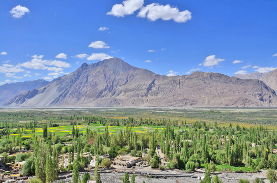 Diskit Monastery also known as Deskit Gompa or Diskit Gompa  - the oldest and largest Buddhist monastery  in the Nubra Valley of Ladakh, India.
