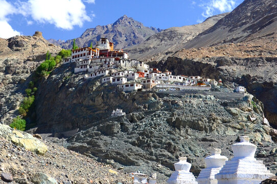 Diskit Monastery also known as Deskit Gompa or Diskit Gompa  - the oldest and largest Buddhist monastery  in the Nubra Valley of Ladakh, India.