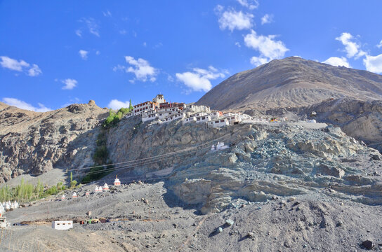 Diskit Monastery also known as Deskit Gompa or Diskit Gompa  - the oldest and largest Buddhist monastery  in the Nubra Valley of Ladakh, India.