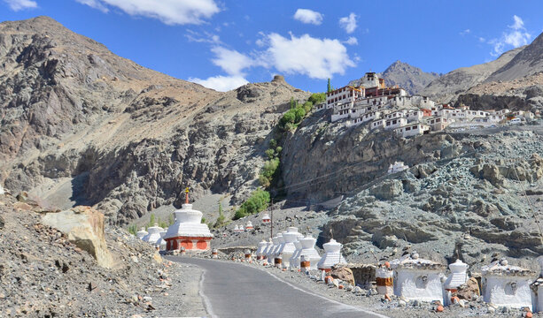 Diskit Monastery also known as Deskit Gompa or Diskit Gompa  - the oldest and largest Buddhist monastery  in the Nubra Valley of Ladakh, India.