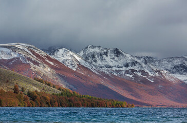 Fototapeta premium Autumn in mountains