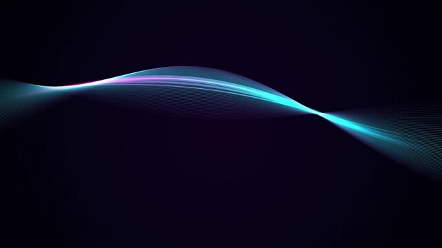 Abstract ✏️ Edit: Neon Lumina - Flowing Cybernetic Wave Ribbon (No ...