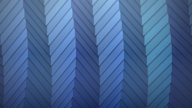 Blue gradient chevron pattern background