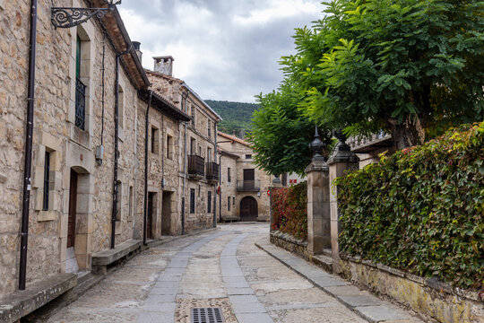 A picturesque spot in the charming village of Vinuesa, Soria, Spain