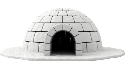 igloo, snow house, ice house, winter shelter, dome structure, arctic home, igloo PNG, snow house PNG, PNG © Tahir