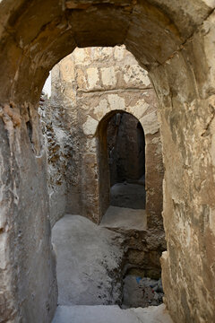Multiple Arched Door Frames in Alexandria Roman Theatre, Portrait