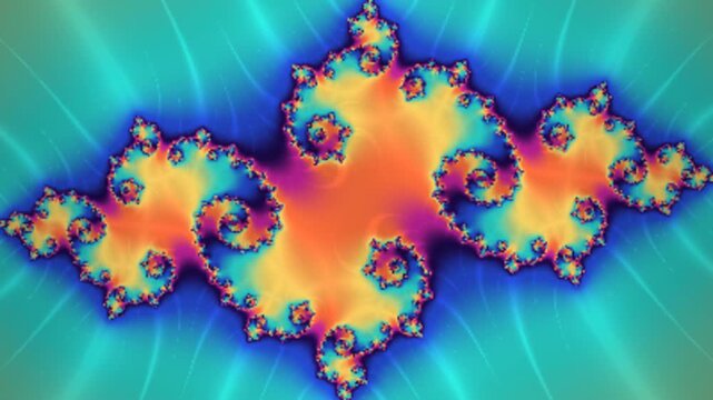 Julia fractal mathematical complex pattern loop