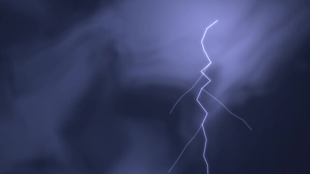 Storm lightning electric thunder flash loop