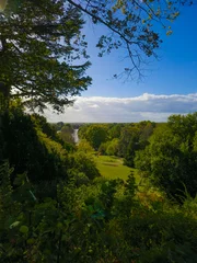Richmond Hill Viewpoint London overlooking River Thames green park © tanaonte