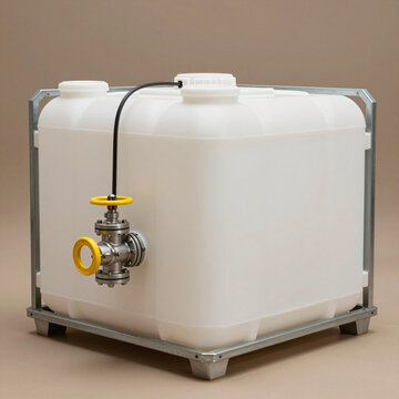 Intermediate bulk container for industrial liquid transport