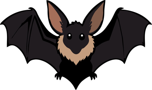 Halloween flying bats silhouette Bats Logo Bat Logo Bat vector illustration