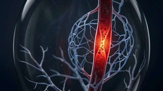 Senior Woman Looking at a Glowing Digital Brain Interface, Artificial Intelligence and Healthcare Technology Concept, Cognitive Health, Neuroscience, Aging, Medical Innovation and Future Medicine