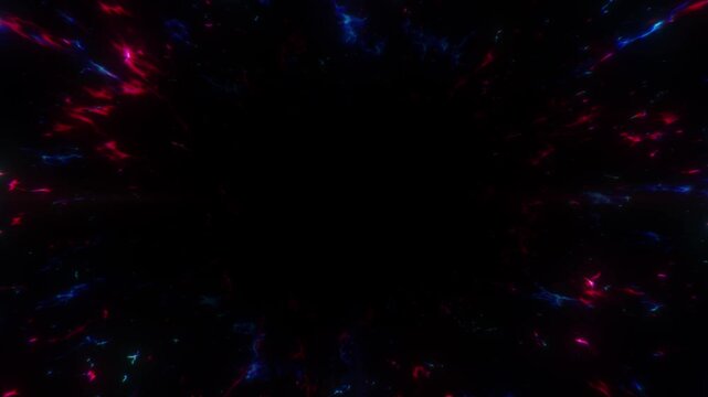 Endless Plasma Energy Explosion Effect.Continuous Exploding Plasma Energy Burst Overlay Effect