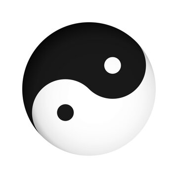 This design features the yin and yang symbol, a central concept in Chinese philosophy. It illustrates the balance between opposing forces, emphasizing harmony and interconnectedness.