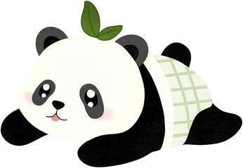 panda bear illustration © Natthida Singson