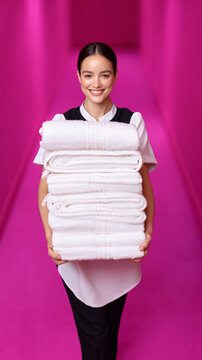 Professional care service for hospitality business advertising design