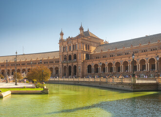Sevilla, Andalusia, Spain - September 20, 2026 :The famous Square of Spain, in Spanish Plaza de Espana,  © rastkobelic