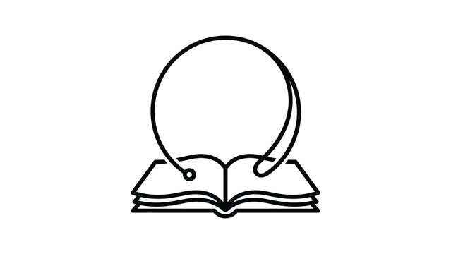Open Book With Headphones Symbolizing Audio Learning And Digital Education