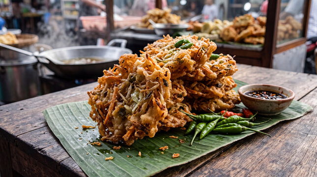 Bakwan Sayur Bala-Bala Indonesian Vegetable Fritter