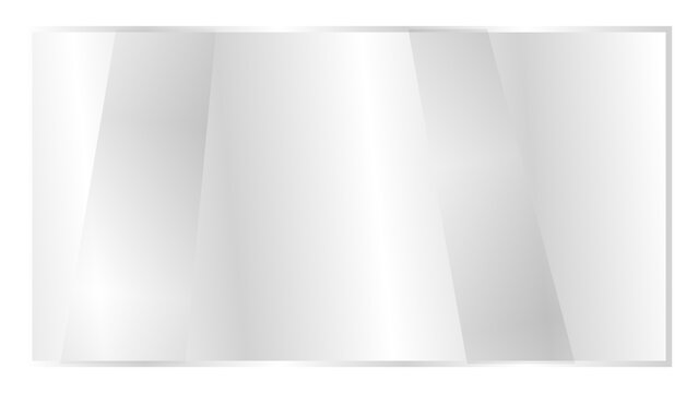 Realistic transparent shiny glossy vertical silky glass glare overlay with soft brushed curtain reflection effect on transparent background window mirror screen mockup