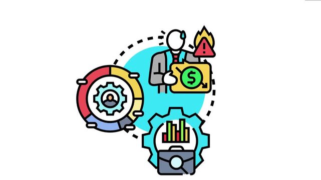 Business team studying organizational impact through case studies, analyzing financial challenges, human resources, and operational processes to understand and mitigate risks and effects