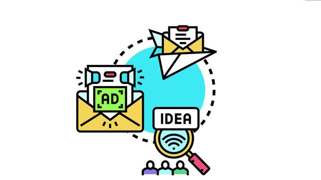 Outreach marketing campaign styles involving email, digital advertising, audience research, and idea generation for business promotion and communication