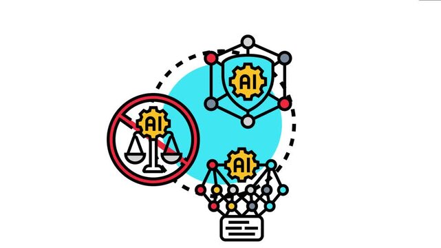 Artificial intelligence algorithms and data management are protected within a secure digital shield, ensuring accountability and preventing misuse in legal and ethical contexts