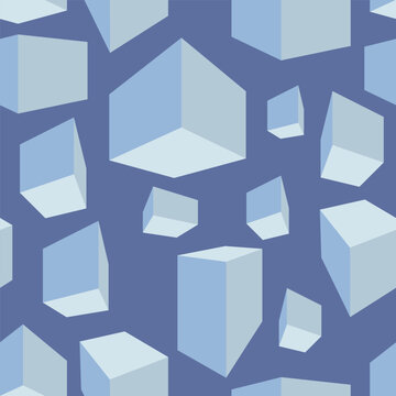 Vector Seamless Pattern of Geometric Shapes