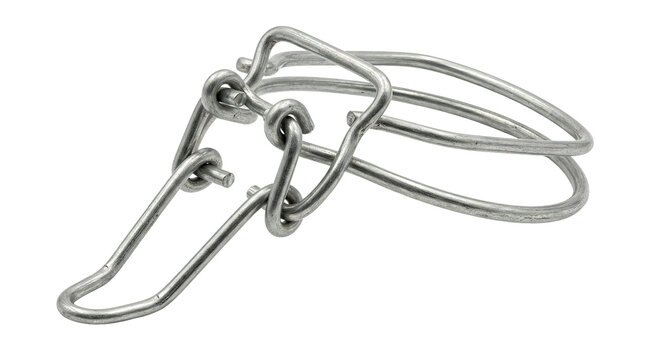 Metal wire puzzle brain teaser: challenging mechanical enigma for adults