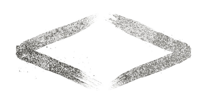 Silver glitter angled bracket png brush stroke font