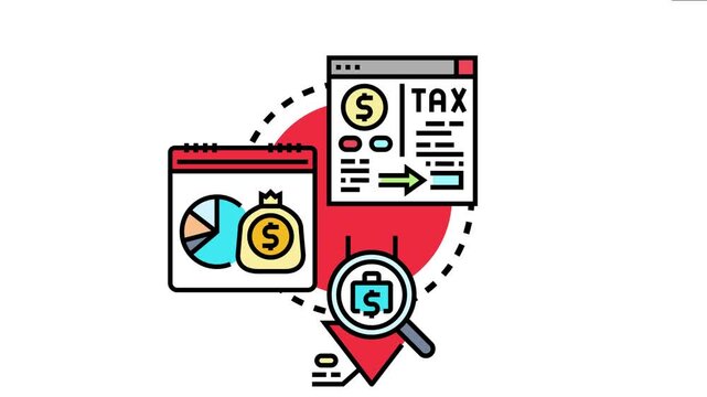 Payment for expenses contract concept showing financial management, tax calculation, budgeting, and auditing money transactions for business agreements and debt obligations