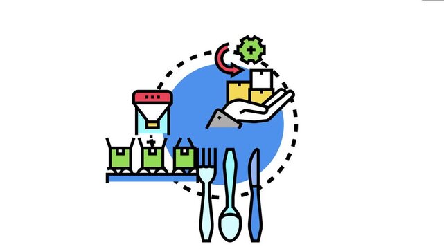 Perishable goods concept efficient food supply chain, logistics, production, and quick delivery processes for fresh products and consumer use