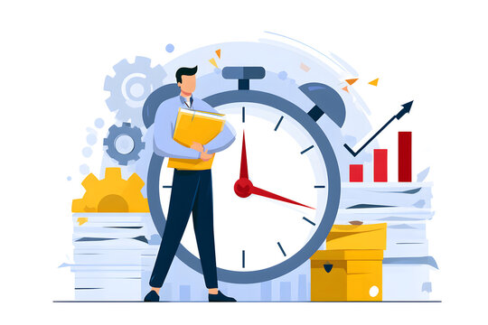 Time organization and efficiency concept