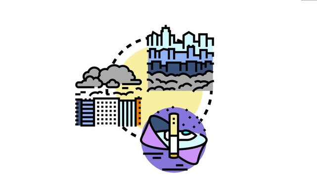 Perplexity haze concept problem, confusion, and dilemma impacting various aspects of life, from environment and health to mental state and urban challenges, requiring clear thinking