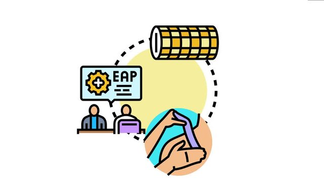 Physical therapy assistance concept rehabilitation, employee support, and recovery services through therapeutic exercise, professional consultations, and health equipment for well being