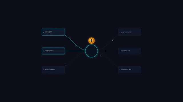 Digital cryptocurrency data ingestion architecture with centralized buffering and secure processing core for decentralized networks