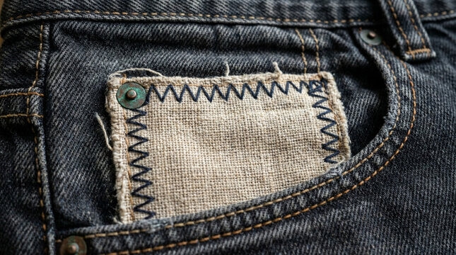 blue jeans pocket