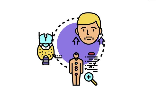 Pituitary thyroid stimulator concept representing the complex process of hormonal secretion and regulation within the human body, vital for maintaining proper metabolic function