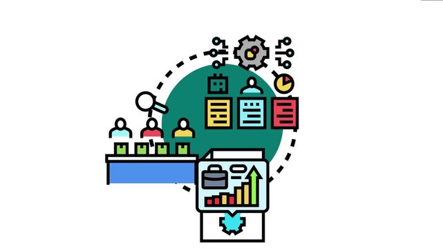 Plant production performance management concept illustrates monitoring. Analyzing. And optimizing operational processes