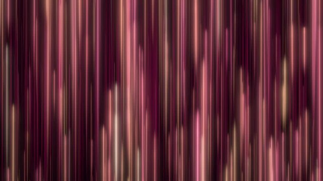 Abstract light streaks shimmer vertically across a dark burgundy and rose background