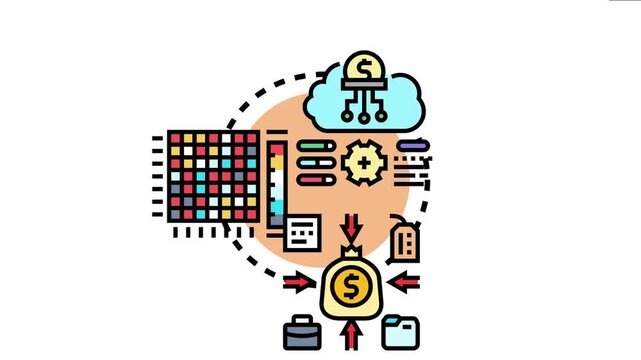 Premium annotated datasets concept valuable information processing, collecting, and analyzing for business, financial, and machine learning applications