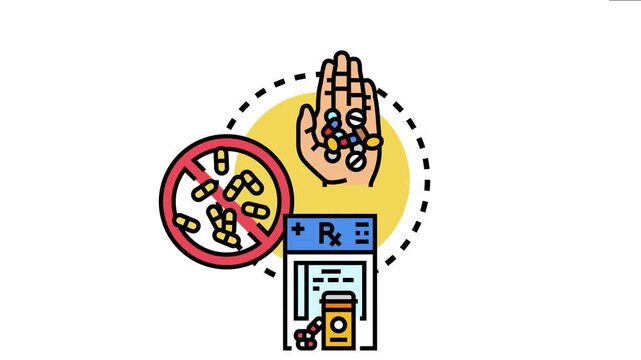 Prescribing medication involves hands holding various pills, emphasizing pharmaceutical care, health treatment, and the importance of responsible drug management and avoiding misuse or addiction