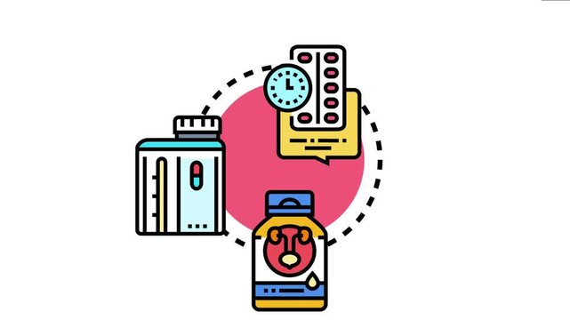 Comprehensive system managing medication refills, ensuring timely delivery of tablets, capsules, and liquid medicine for patient health and continued treatment