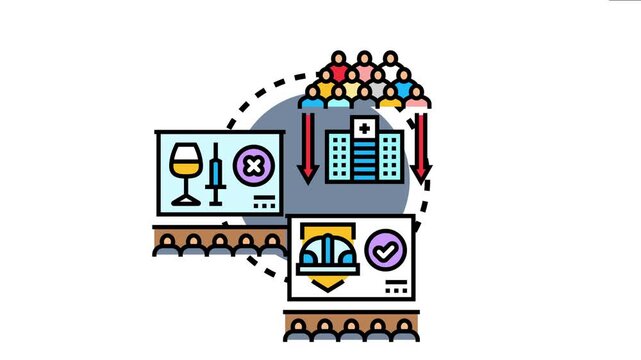 Population receiving educational information on screening, vaccinations, and healthy lifestyle choices to minimize illness prevalence and decrease the need for hospital services