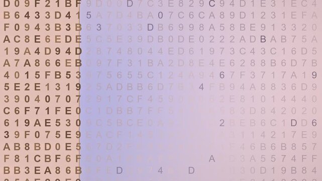 Bin&auml;rcode Zahlenfeld Hintergrund in hellem Pastell nahtlose Schleife