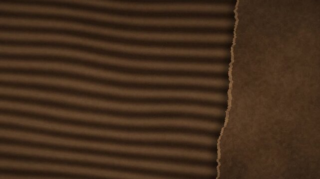 Fondo de textura de papel kraft oscuro en bucle sin costuras